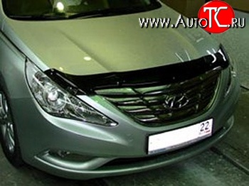 539 р. Дефлектор капота NovLine Hyundai Sonata YF (2009-2014)  с доставкой в г. Пермь