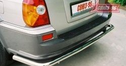 Защита заднего бампера Souz-96 (d60) Hyundai Terracan  HP (2001-2007) дорестайлинг, рестайлинг