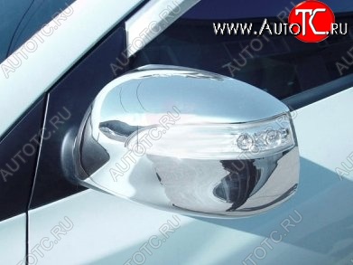 4 199 р. Накладки на зеркала СТ Hyundai Tucson LM (2010-2017) (Неокрашенные)  с доставкой в г. Пермь