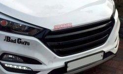 9 649 р. Решётка радиатора CT Hyundai Tucson LM (2010-2017) (Неокрашенная)  с доставкой в г. Пермь. Увеличить фотографию 2
