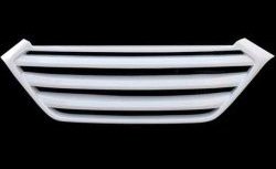 9 649 р. Решётка радиатора CT Hyundai Tucson LM (2010-2017) (Неокрашенная)  с доставкой в г. Пермь. Увеличить фотографию 3