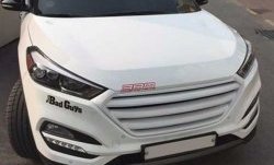 9 649 р. Решётка радиатора CT Hyundai Tucson LM (2010-2017) (Неокрашенная)  с доставкой в г. Пермь. Увеличить фотографию 6