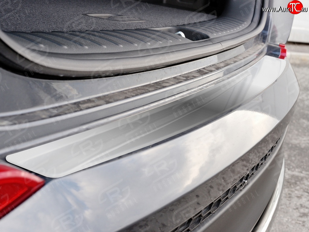 1 699 р. Накладка защитная на задний бампер Russtal Hyundai Tucson TL дорестайлинг (2015-2018)  с доставкой в г. Пермь