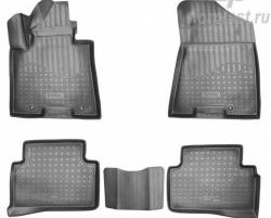 Комплект ковриков в салон Norplast Unidec Hyundai Tucson  TL (2015-2021) дорестайлинг, рестайлинг (Цвет: черный)