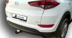 6 999 р. Фаркоп Лидер Плюс. Hyundai Tucson TL рестайлинг (2018-2021) (Без электропакета)  с доставкой в г. Пермь. Увеличить фотографию 2