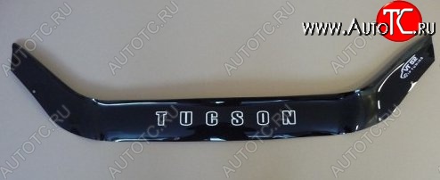 999 р. Дефлектор капота (без клыков) Russtal Hyundai Tucson JM (2004-2010)  с доставкой в г. Пермь