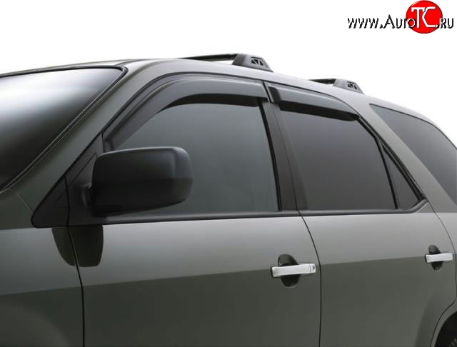 611 р. Дефлекторы окон (ветровики) Novline 4 шт Hyundai Tucson JM (2004-2010)  с доставкой в г. Пермь