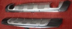 20 549 р. Накладка на передний бампер CT Hyundai Tucson JM (2004-2010) (Неокрашенная)  с доставкой в г. Пермь. Увеличить фотографию 2