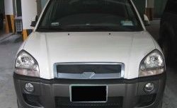 4 599 р. Решётка радиатора RoadRuns Hyundai Tucson JM (2004-2010) (Неокрашенная)  с доставкой в г. Пермь. Увеличить фотографию 2
