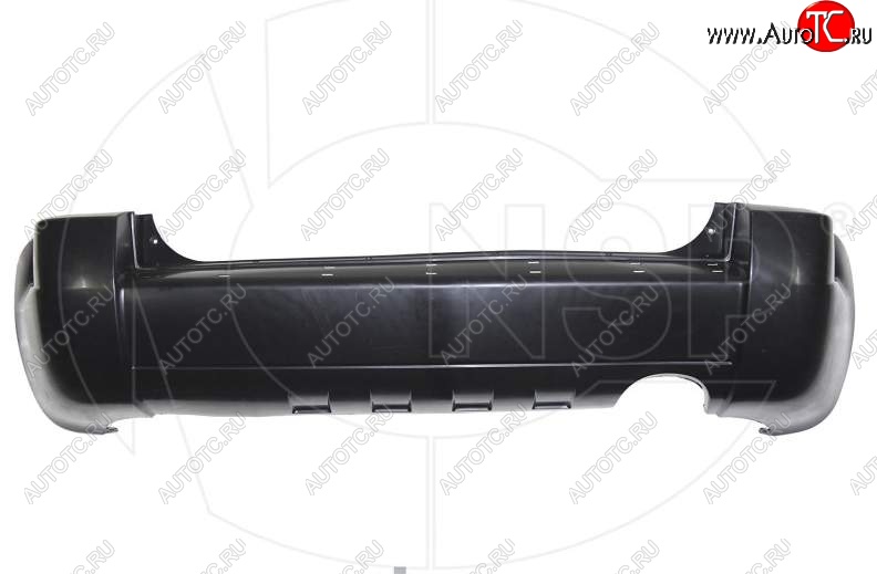 6 699 р. Задний бампер NSP (под расширитель и одну трубу) Hyundai Tucson JM (2004-2010) (Неокрашенный)  с доставкой в г. Пермь