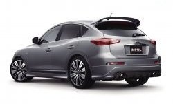 31 249 р. Накладка на задний бампер Impul INFINITI EX35 J50 (2007-2013) (Неокрашенная)  с доставкой в г. Пермь. Увеличить фотографию 3