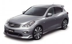 41 249 р. Передний бампер Impul INFINITI EX35 J50 (2007-2013) (Неокрашенный)  с доставкой в г. Пермь. Увеличить фотографию 2