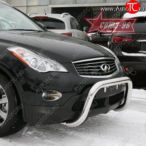 21 464 р. Защита переднего бампера Souz-96 (d76) INFINITI EX35 J50 (2007-2013)  с доставкой в г. Пермь