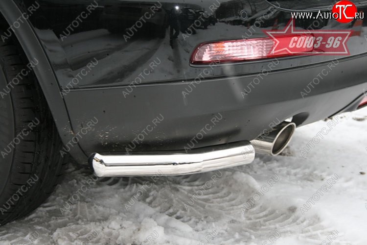 10 259 р. Защита заднего бампера Souz-96 (d60) INFINITI EX35 J50 (2007-2013)  с доставкой в г. Пермь