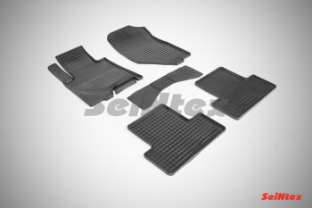 Износостойкие резиновые коврики в салон Сетка Seintex INFINITI EX35  J50 (2007-2013)