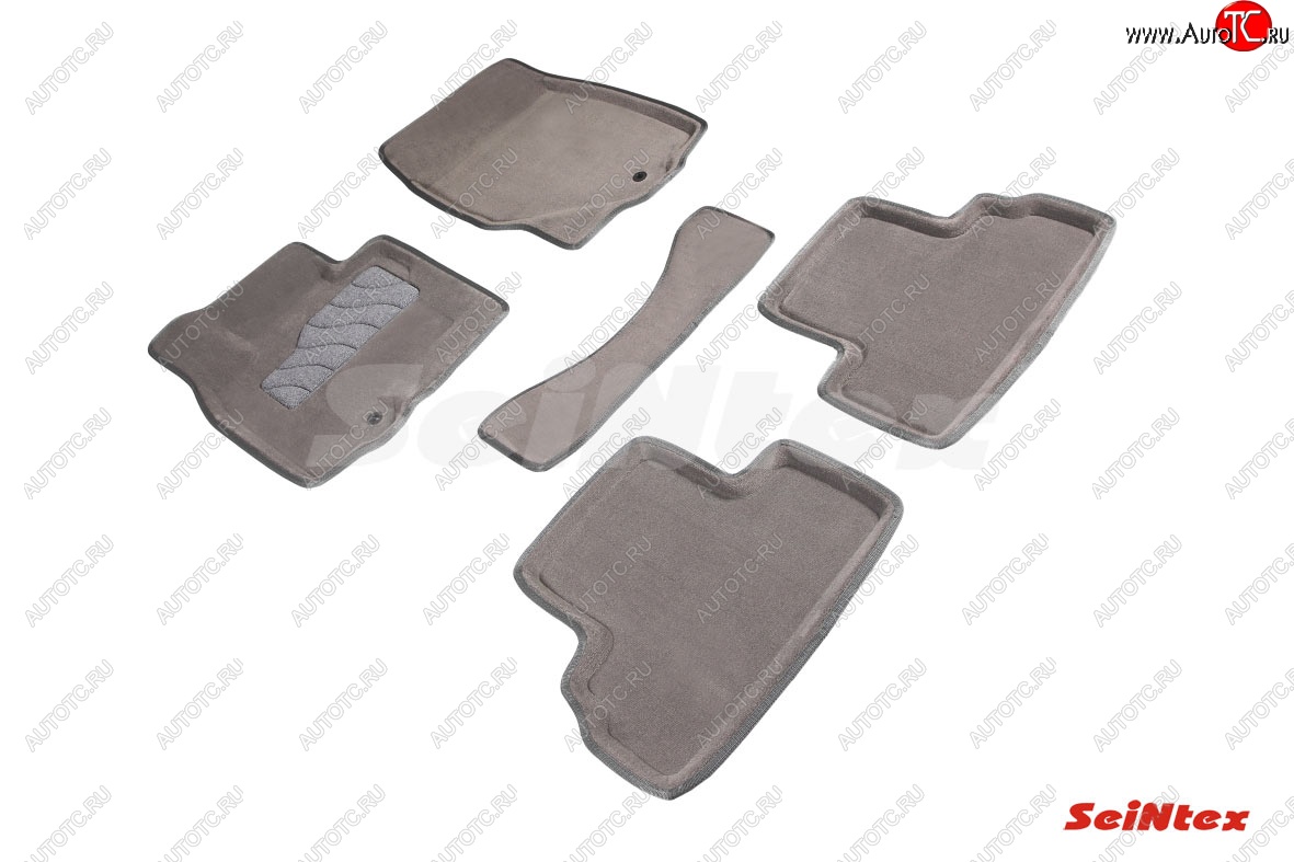 7 999 р. Комплект ворсовых 
ковриков в салон Seintex (3D) INFINITI EX35 J50 (2007-2013) (Черный)  с доставкой в г. Пермь