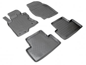 Комплект салонных ковриков Norplast Unidec INFINITI EX35  J50 - Qx50  J50 (Цвет: черный)
