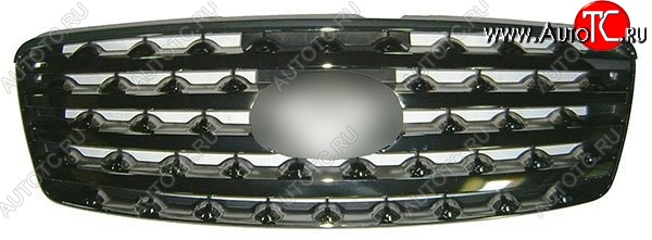 5 849 р. Решётка радиатора SAT (темный хром) INFINITI FX35 S50 рестайлинг (2006-2008) (Неокрашенная)  с доставкой в г. Пермь