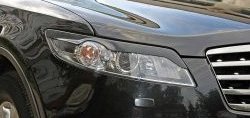 1 089 р. Реснички на фары RA INFINITI FX35 S50 рестайлинг (2006-2008) (Неокрашенные)  с доставкой в г. Пермь. Увеличить фотографию 2