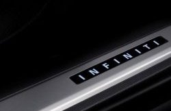 7 349 р. Накладки на порожки автомобиля СТ INFINITI FX35 S50 рестайлинг (2006-2008)  с доставкой в г. Пермь. Увеличить фотографию 2