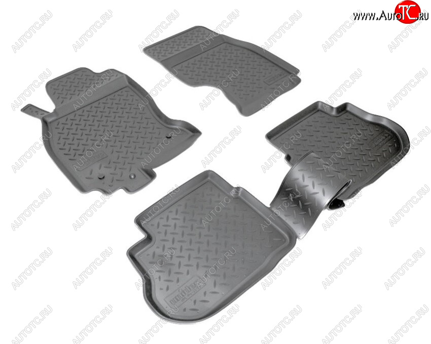 2 679 р. Комплект салонных ковриков Norplast Unidec INFINITI FX35 S50 рестайлинг (2006-2008) (Цвет: черный)  с доставкой в г. Пермь