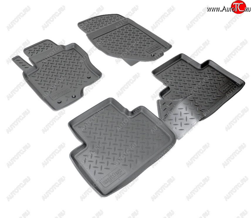 2 989 р. Комплект салонных ковриков Norplast  INFINITI FX35  S51 - FX50  S51 (Цвет: черный)  с доставкой в г. Пермь