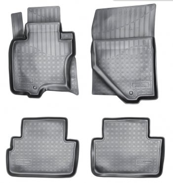 Комплект салонных ковриков Norplast Unidec INFINITI FX50  S51 - QX70  S51 (Цвет: черный)