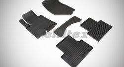 Износостойкие коврики в салон с рисунком Сетка SeiNtex Premium 4 шт. (резина) INFINITI FX37  S51 (2008-2013) дорестайлинг, рестайлинг
