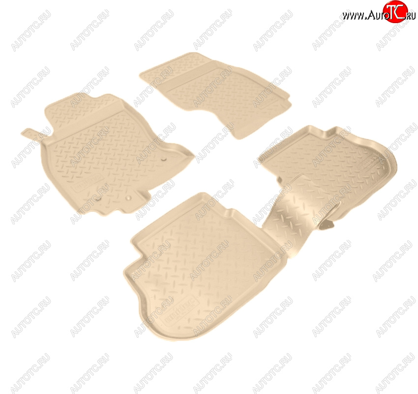 3 459 р. Коврики салона Norplast Unidec  INFINITI FX35  S50 - FX50  S50 (Цвет: бежевый)  с доставкой в г. Пермь