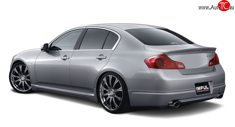 24 999 р. Комплект порогов Impul INFINITI G35 V36 седан (2006-2015) (Неокрашенные)  с доставкой в г. Пермь