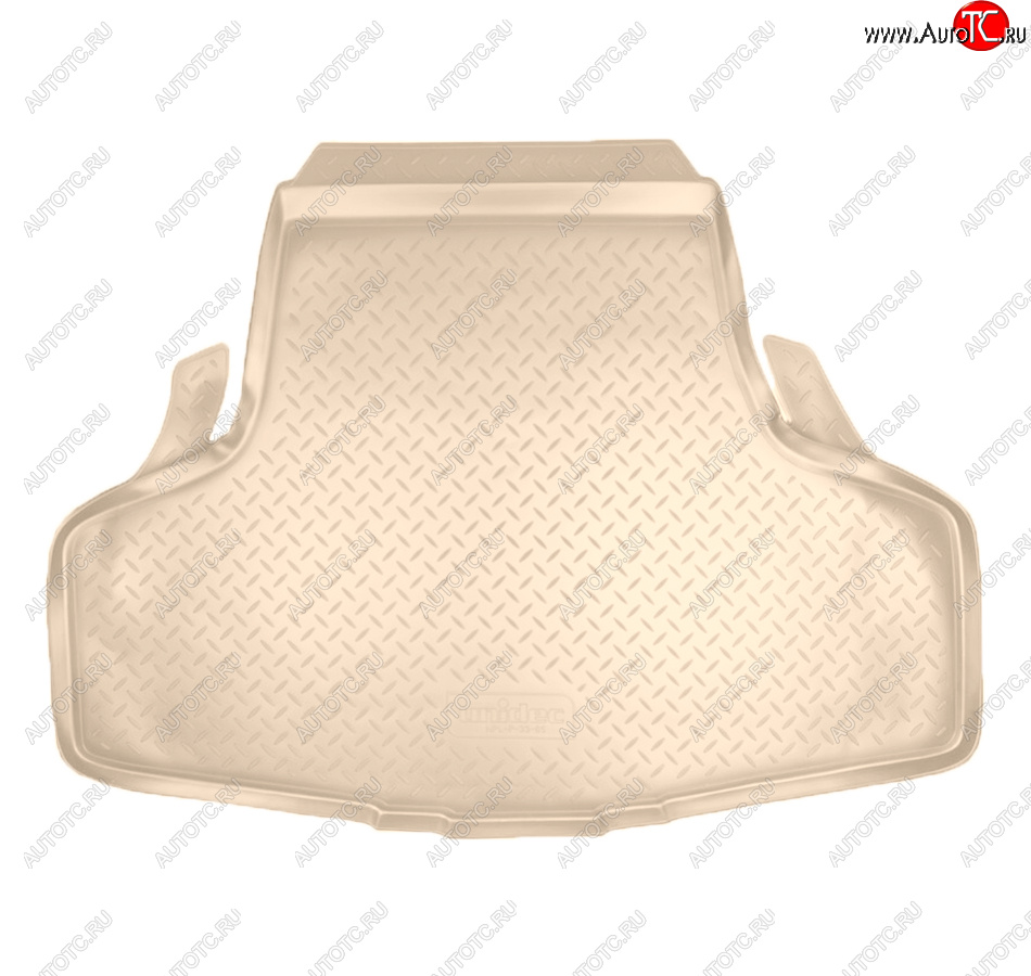 2 199 р. Коврик багажника Norplast Unidec  INFINITI G35  V36 - G37  V36 (Цвет: бежевый)  с доставкой в г. Пермь