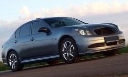 7 949 р. Накладка на передний бампер H Style INFINITI G35 V36 седан (2006-2015) (Неокрашенная)  с доставкой в г. Пермь. Увеличить фотографию 2