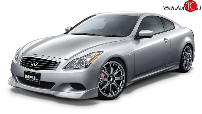 23 899 р. Накладка на передний бампер Impul INFINITI G37 V36 седан рестайлинг (2008-2014) (Неокрашенная)  с доставкой в г. Пермь