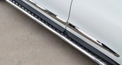 24 649 р. Широкая защита порогов SLITKOFF INFINITI JX35 (2012-2014)  с доставкой в г. Пермь. Увеличить фотографию 3