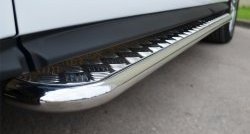 24 649 р. Широкая защита порогов SLITKOFF INFINITI JX35 (2012-2014)  с доставкой в г. Пермь. Увеличить фотографию 4