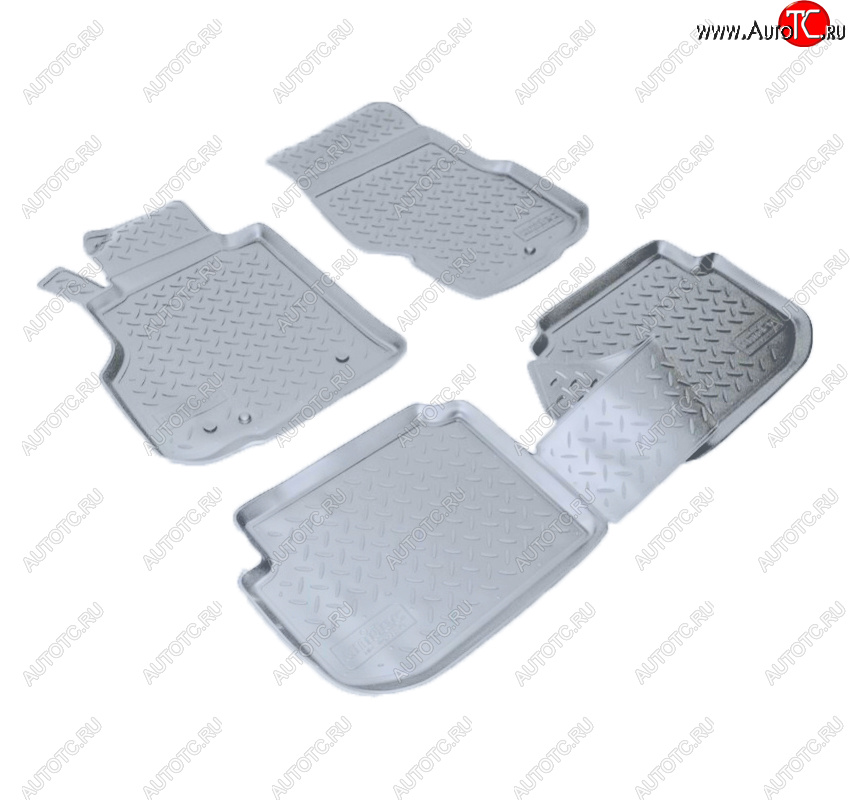3 459 р. Коврики салона Norplast Unidec  INFINITI M (2005-2010) Y50 седан (Цвет: серый)  с доставкой в г. Пермь