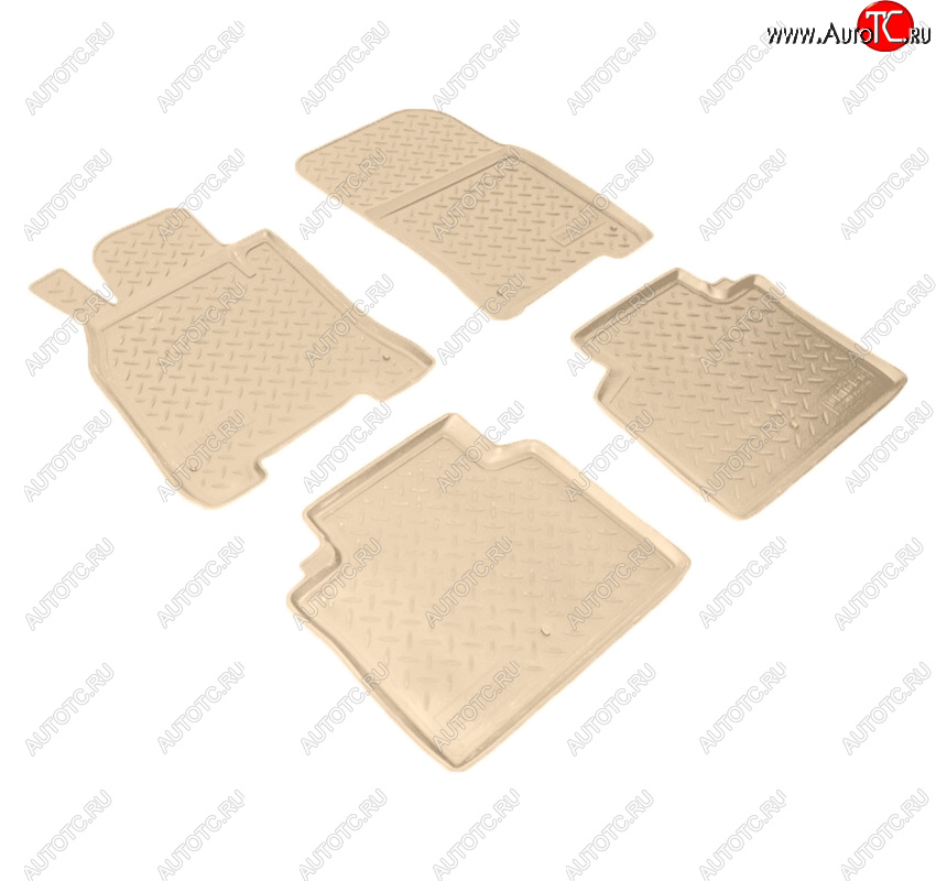 3 459 р. Коврики салона Norplast Unidec  INFINITI M - Q70  Y51 (Цвет: бежевый)  с доставкой в г. Пермь