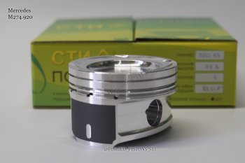 22 999 р. Поршни (Mercedes 2,0l 83,0мм M274.920 под кольца 1,2/1,5/2,0) СТИ Mercedes-Benz GLC class C253 (2016-2025) (диаметр поршня: 83.00)  с доставкой в г. Пермь. Увеличить фотографию 3