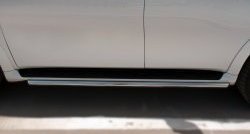 14 999 р. Защита порогов из круглой укороченной трубы диаметром 42 мм SLITKOFF INFINITI QX80 Z62 1-ый рестайлинг (2014-2018)  с доставкой в г. Пермь. Увеличить фотографию 2