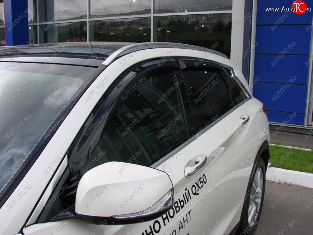 3 399 р. Дефлектора окон SIM INFINITI Qx50 J55 (2017-2022)  с доставкой в г. Пермь