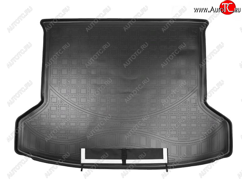 3 199 р. Коврик багажника Norplast Unidec INFINITI Qx50 J55 (2017-2022) (Черный, с погрузочным ковриком (фартуком))  с доставкой в г. Пермь