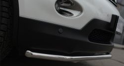 15 799 р. Одинарная защита переднего бампера из трубы диаметром 42 мм SLITKOFF INFINITI Qx50 J50 дорестайлинг (2013-2016)  с доставкой в г. Пермь. Увеличить фотографию 2