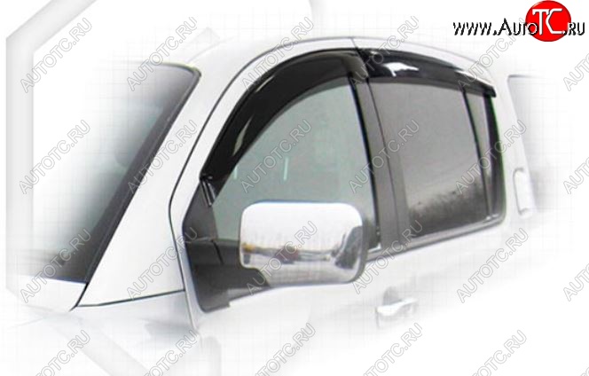 2 299 р. Дефлектора окон CA-Plastiс INFINITI QX56 JA60 дорестайлинг (2004-2007) (Classic полупрозрачный, Без хром.молдинга)  с доставкой в г. Пермь