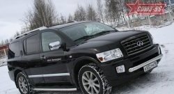 Защита переднего бампера одинарная Souz-96 (d76) INFINITI QX56  JA60 (2004-2010) дорестайлинг, рестайлинг