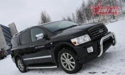 30 599 р. Защита переднего бампера Souz-96 (d76)  INFINITI QX56  JA60 (2004-2010) дорестайлинг, рестайлинг  с доставкой в г. Пермь. Увеличить фотографию 2
