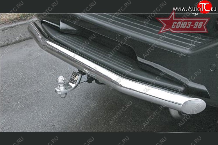 21 779 р. Защита заднего бампера американской комплектации Souz-96 (d76) INFINITI QX56 JA60 дорестайлинг (2004-2007)  с доставкой в г. Пермь