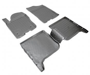Комплект ковриков в салон Norplast Unidec INFINITI QX56  JA60 (2004-2010) дорестайлинг, рестайлинг (Цвет: черный)