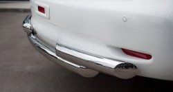 20 099 р. Защита заднего бампера (Ø76 мм, нержавейка) SLITKOFF INFINITI QX56 Z62 (2010-2013)  с доставкой в г. Пермь. Увеличить фотографию 3