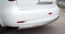 11 599 р. Защита заднего бампера (Ø75x42 мм, нержавейка) Russtal INFINITI QX56 Z62 (2010-2013)  с доставкой в г. Пермь. Увеличить фотографию 2