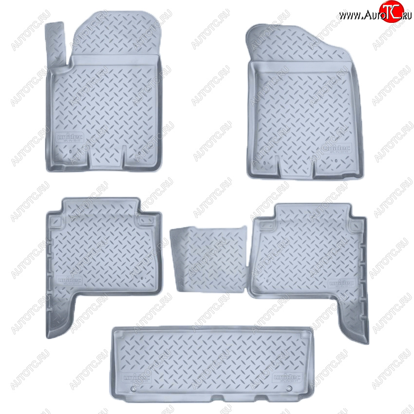 3 799 р. Коврики салона Norplast Unidec  INFINITI QX56  Z62 - QX80  Z62 (Цвет: серый)  с доставкой в г. Пермь